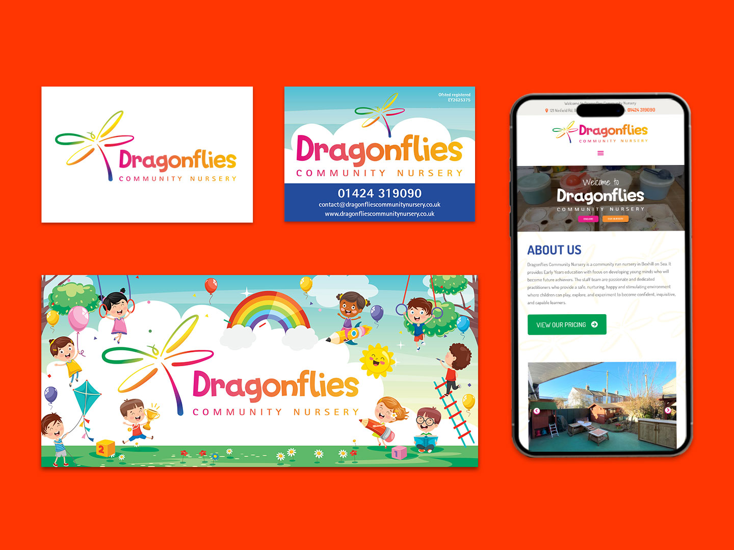 Dragonflies Nursery Brand Design